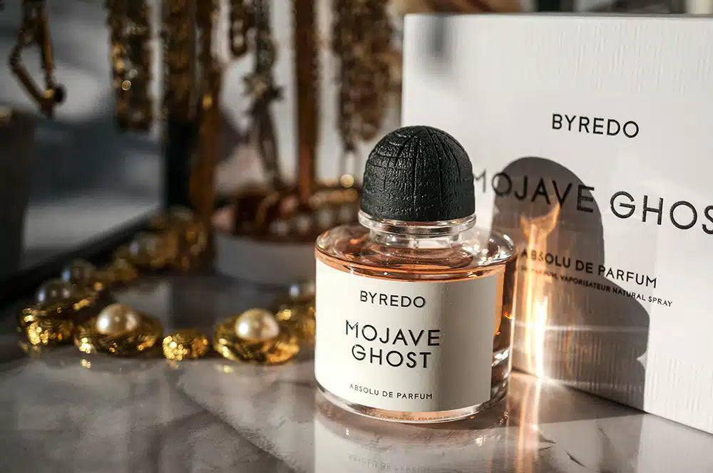 Byredo Mojave Ghost Absolu de Parfum flacon et packaging | Décant parfum de niche Maroc - Niche.ma