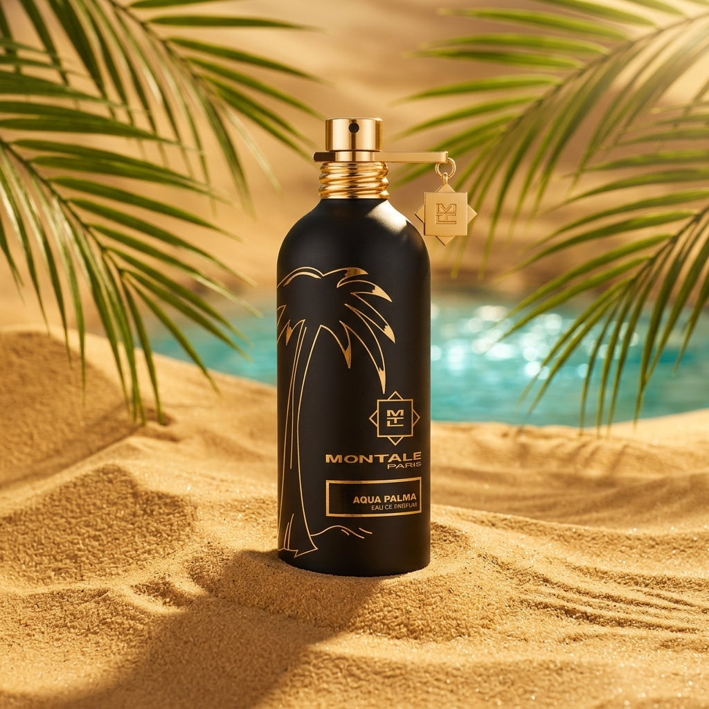 Montale Aqua Palma Eau de Parfum flacon ambiance | Décant parfum de niche Maroc - Niche.ma
