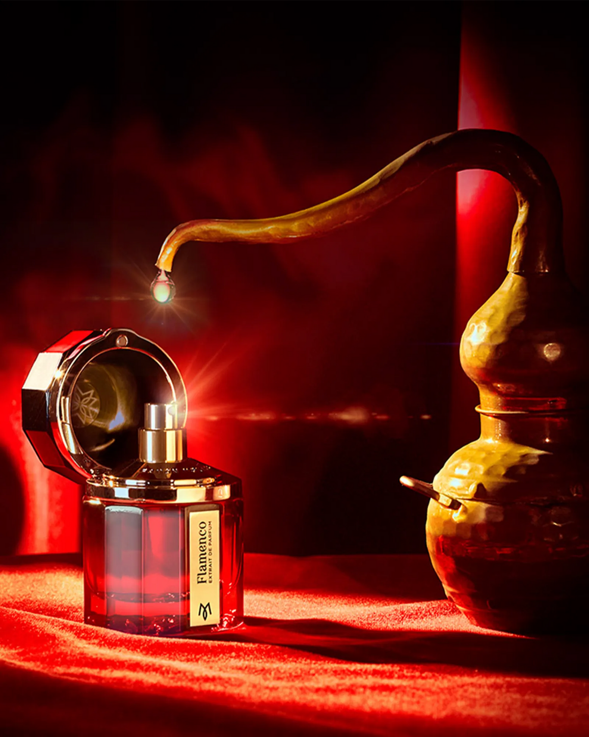 Ramon Monegal Flamenco Extrait de Parfum flacon et packaging | Décant parfum de niche Maroc - Niche.ma